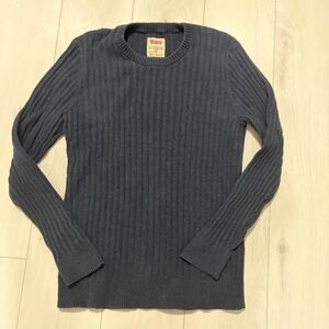 Men's Levi Grey Ribbed Sweater